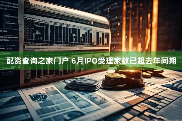 配资查询之家门户 6月IPO受理家数已超去年同期